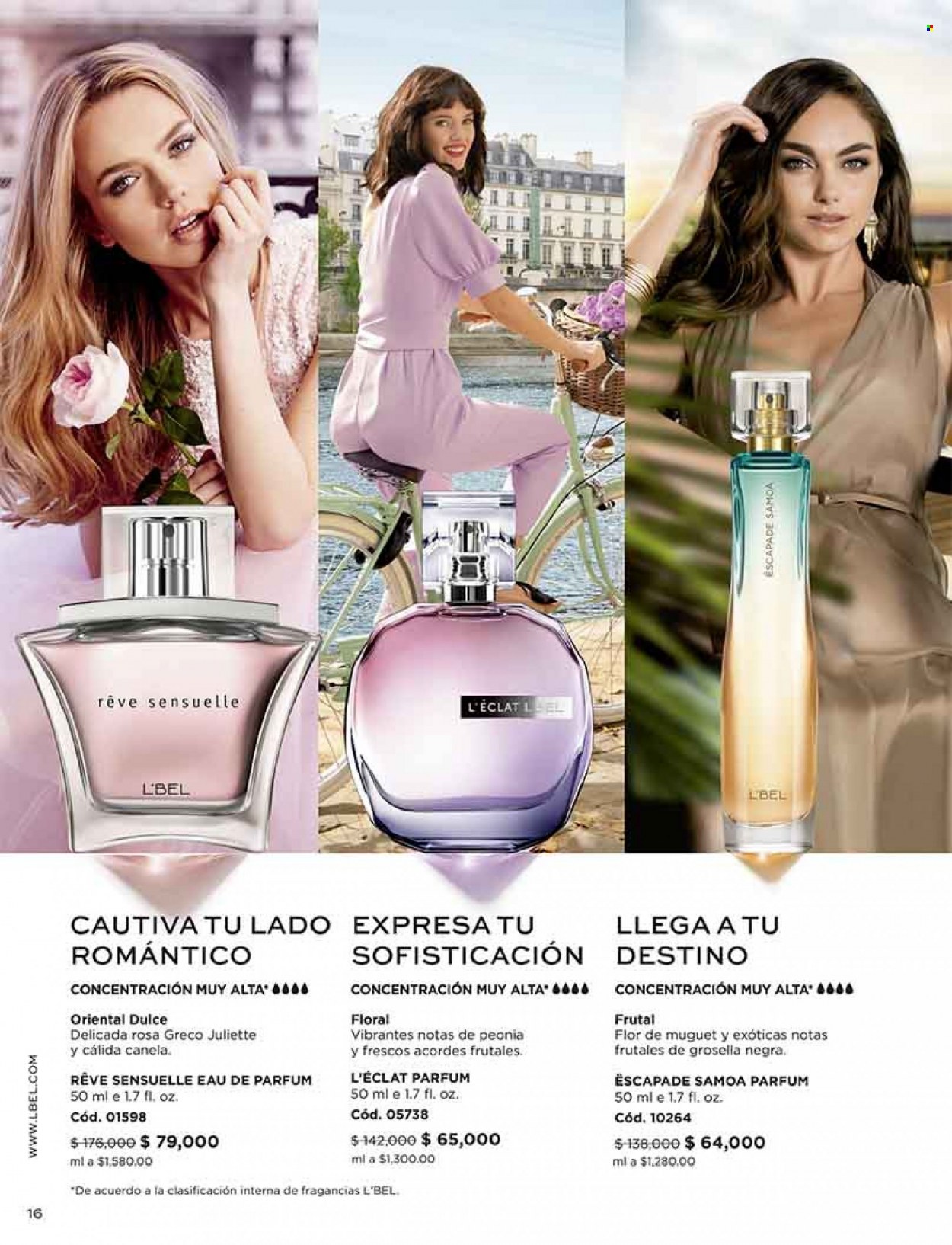 thumbnail - Folleto actual L'Bel - Ventas - perfume, Eclat, Sensuelle. Página 16.