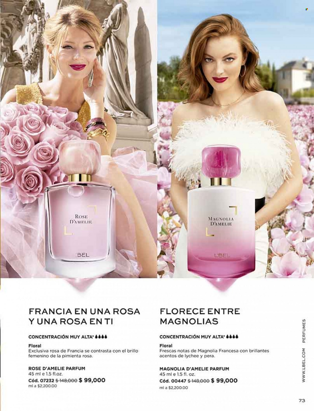 thumbnail - Folleto actual L'Bel - Ventas - perfume. Página 73.
