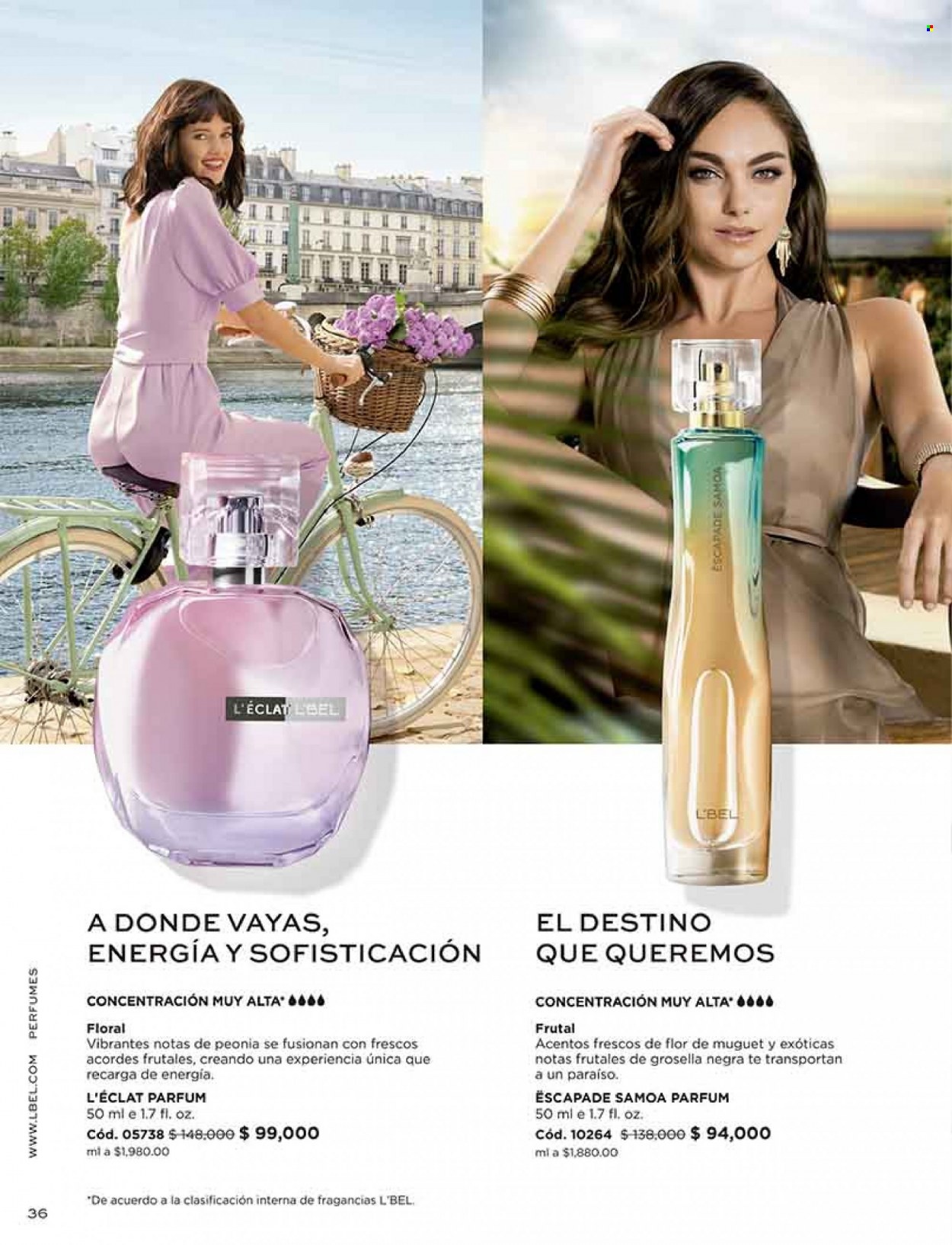 thumbnail - Folleto actual L'Bel - Ventas - perfume, Eclat. Página 36.