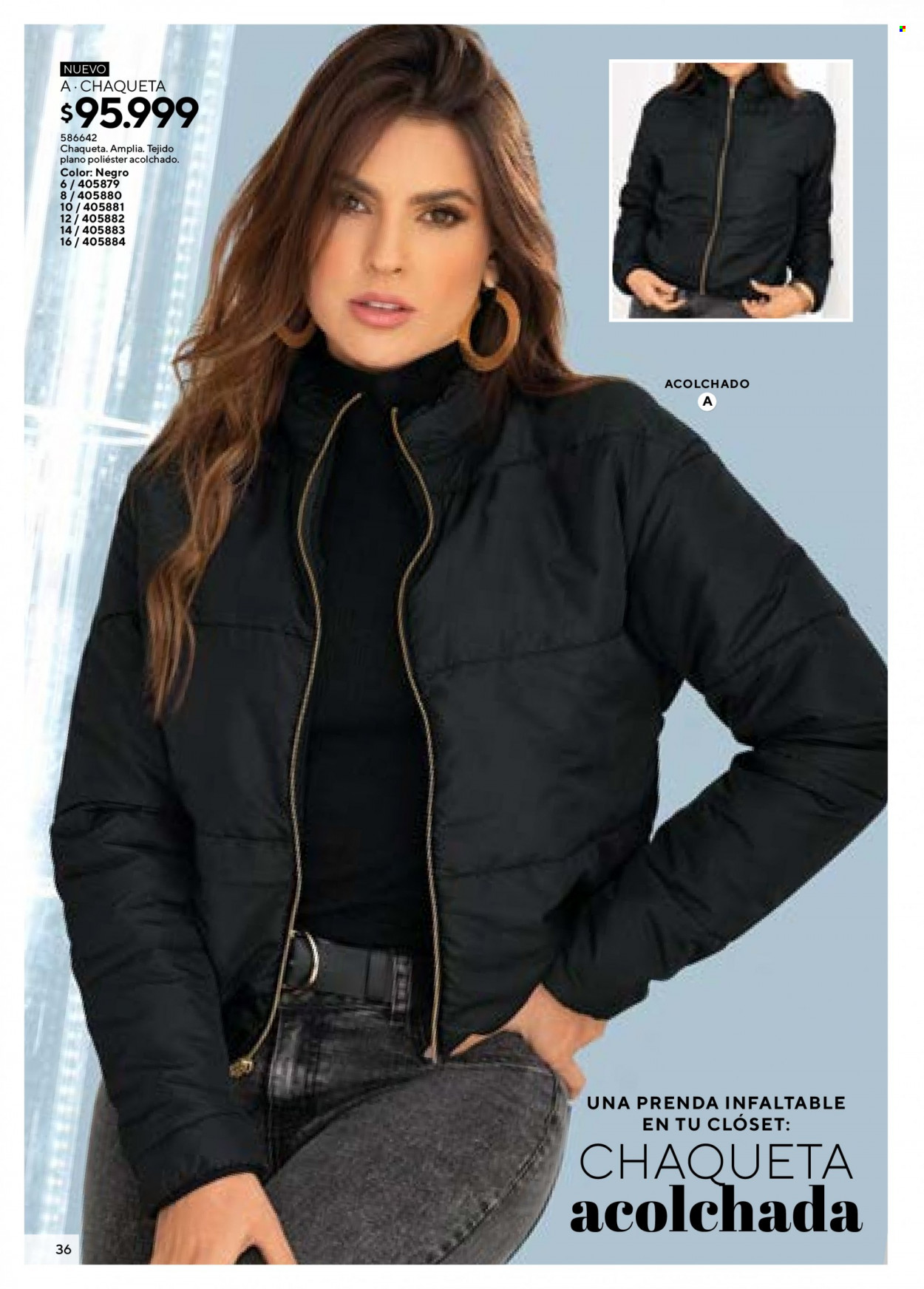 thumbnail - Folleto actual Carmel - Ventas - chaqueta, chaqueta acolchada. Página 38.