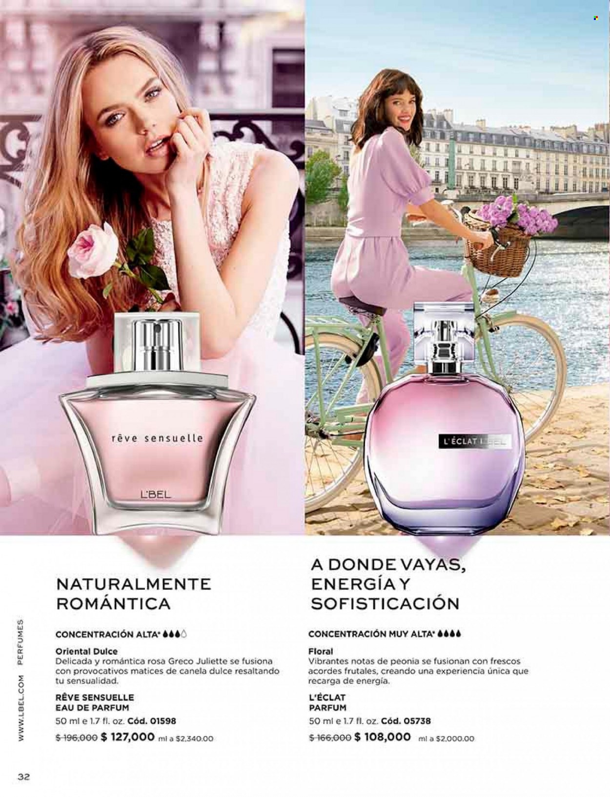 thumbnail - Folleto actual L'Bel - Ventas - perfume, Eclat, Sensuelle. Página 32.