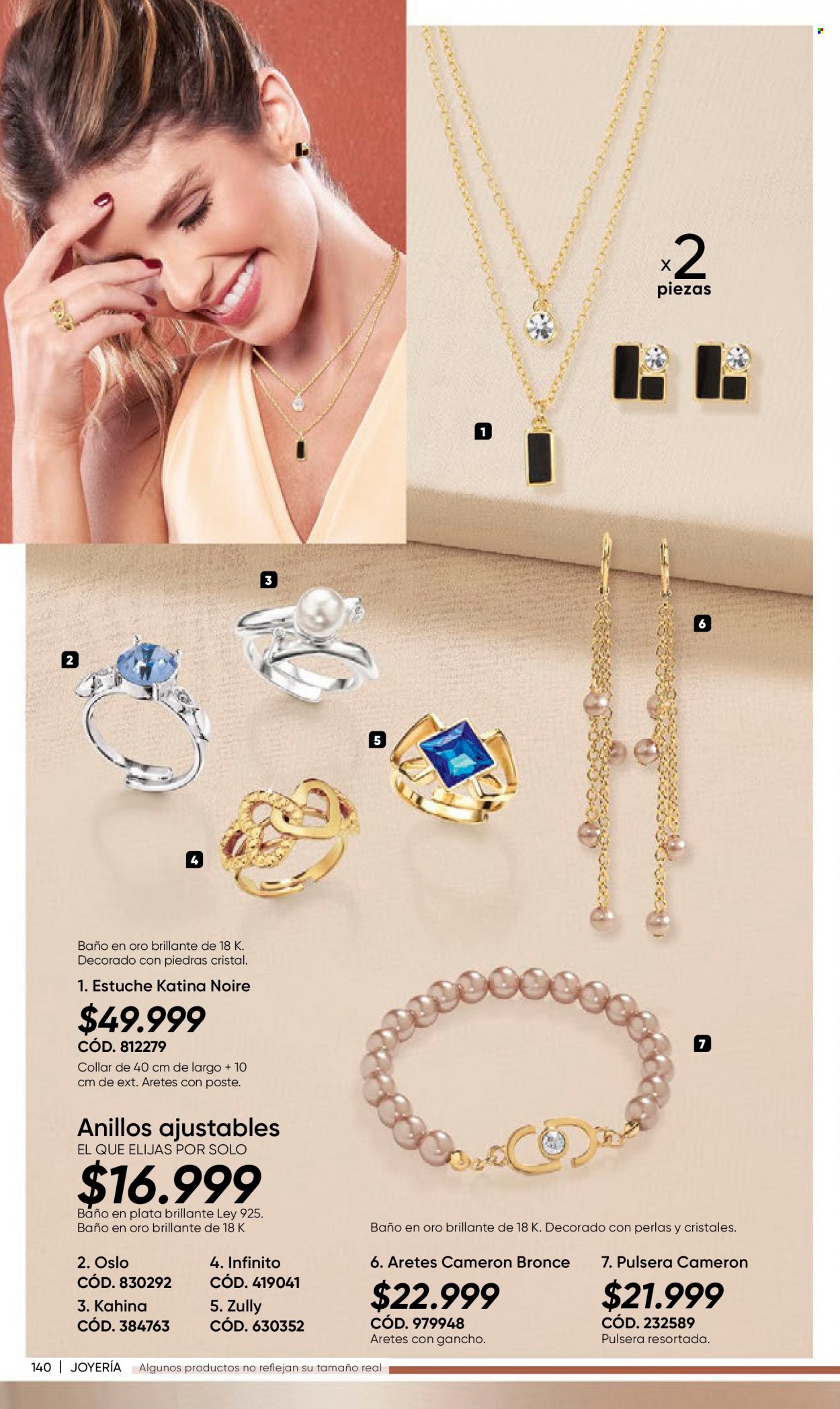 thumbnail - Folleto actual Azzorti - Ventas - collar, anillo, pulsera, aretes, joyas. Página 142.