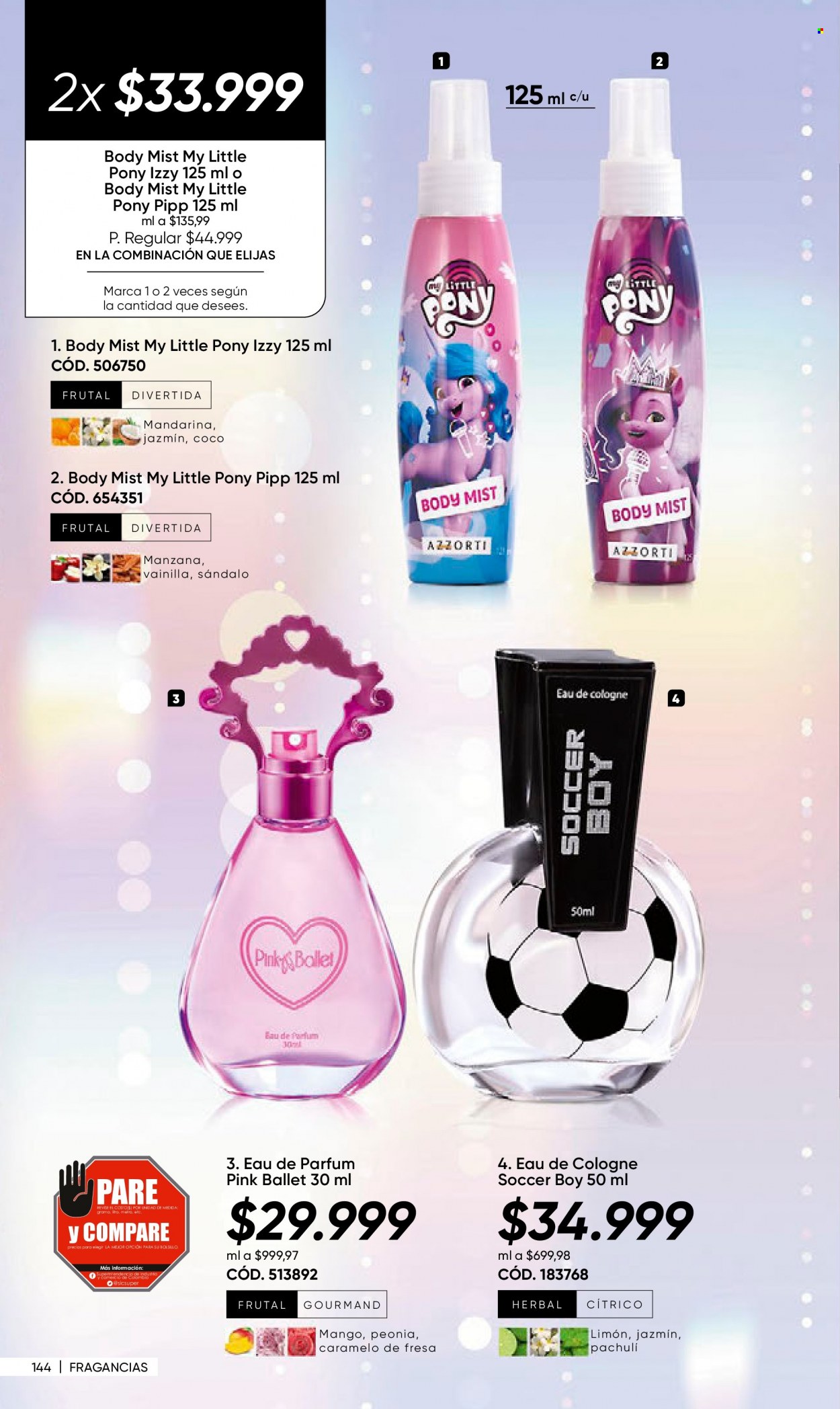thumbnail - Folleto actual Azzorti - Ventas - perfume, juguete, My Little Pony. Página 146.