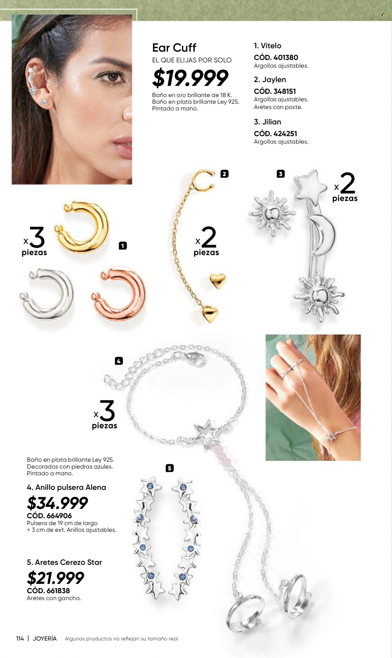 thumbnail - Folleto actual Azzorti - Ventas - anillo, pulsera, aretes, joyas. Página 116.