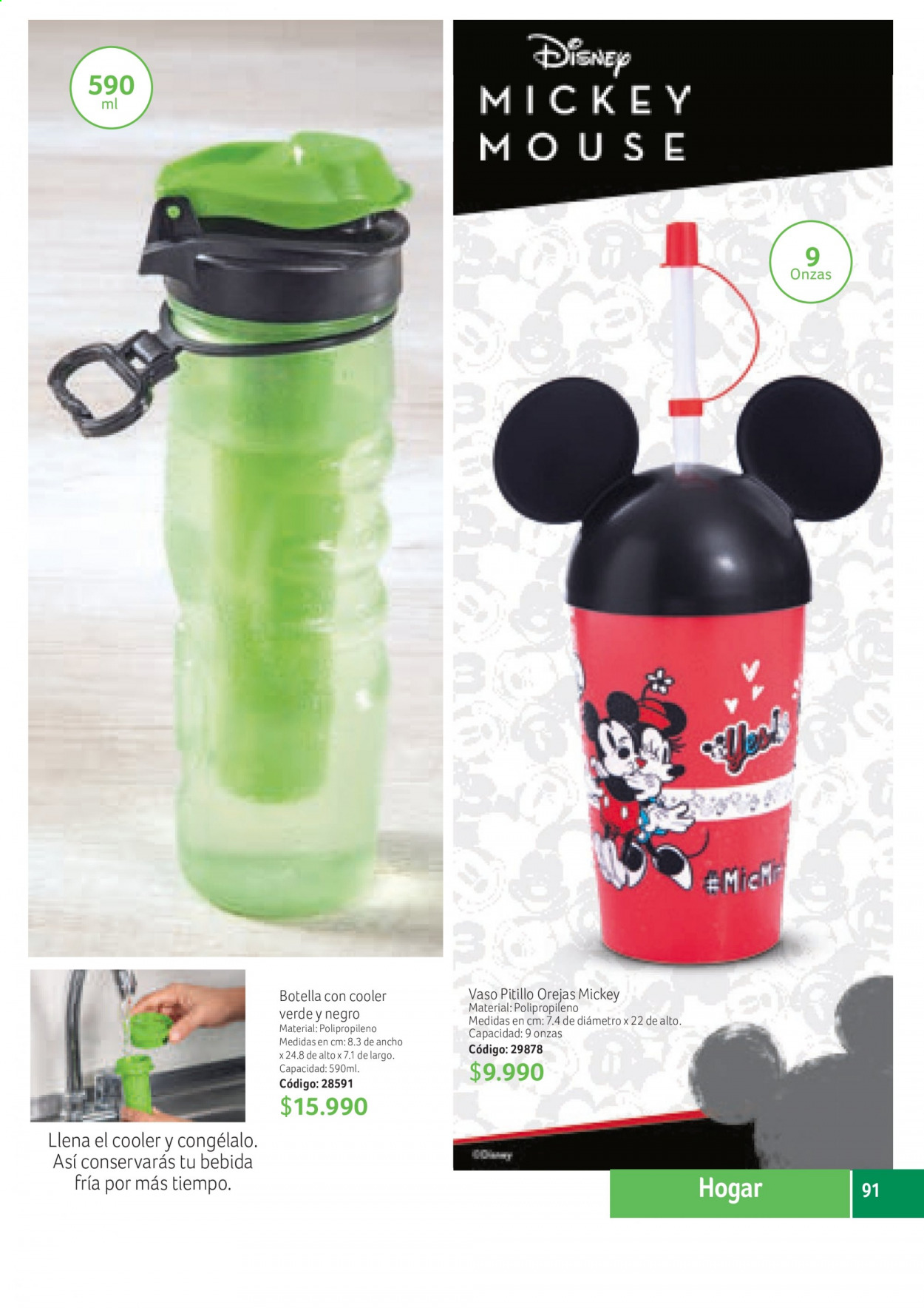 thumbnail - Folleto actual Novaventa - 22.4.2021 - 10.5.2021 - Ventas - Mickey Mouse, botella, vaso. Página 91.