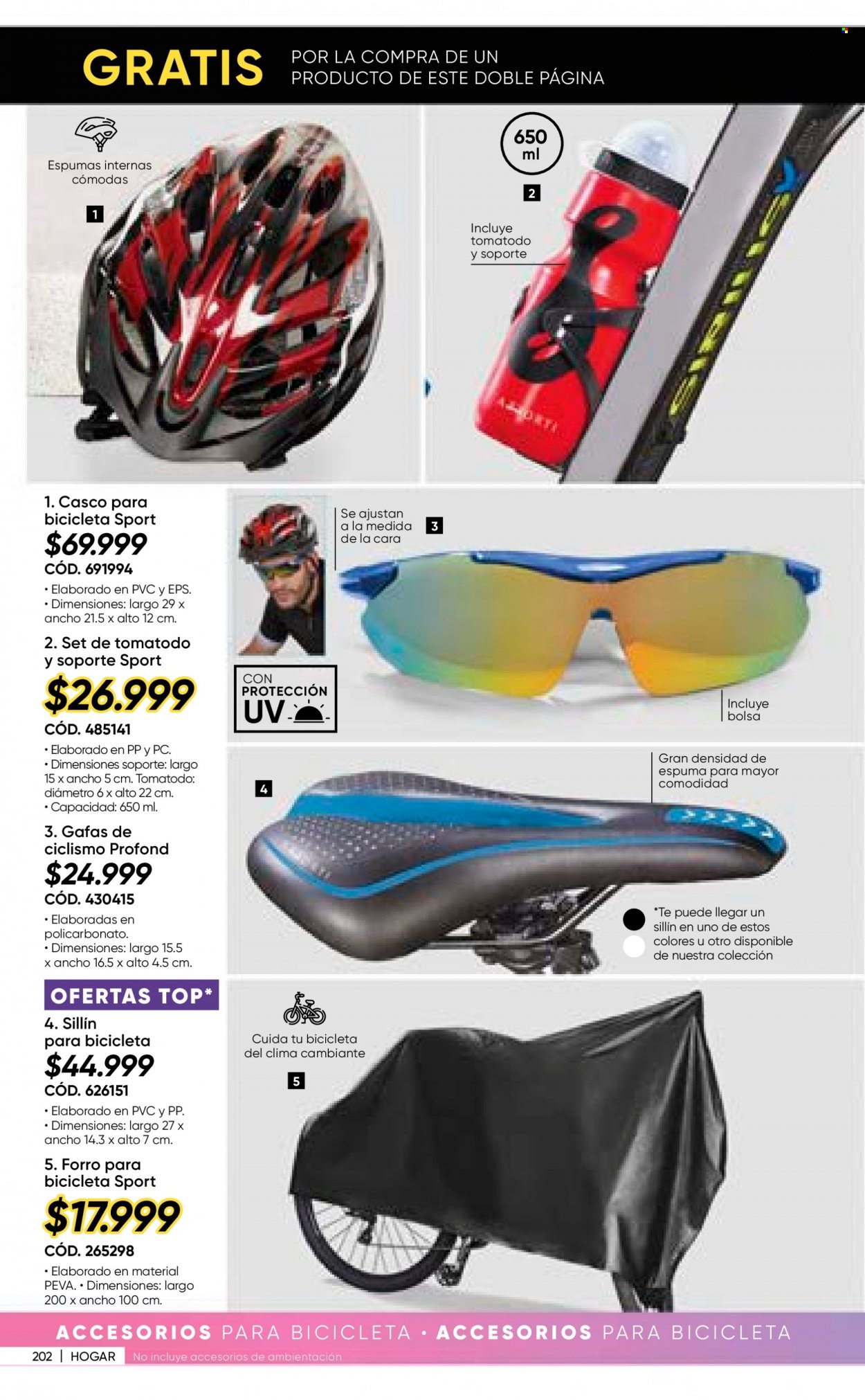 thumbnail - Folleto actual Azzorti - Ventas - bolso, gafas, bicicleta. Página 204.
