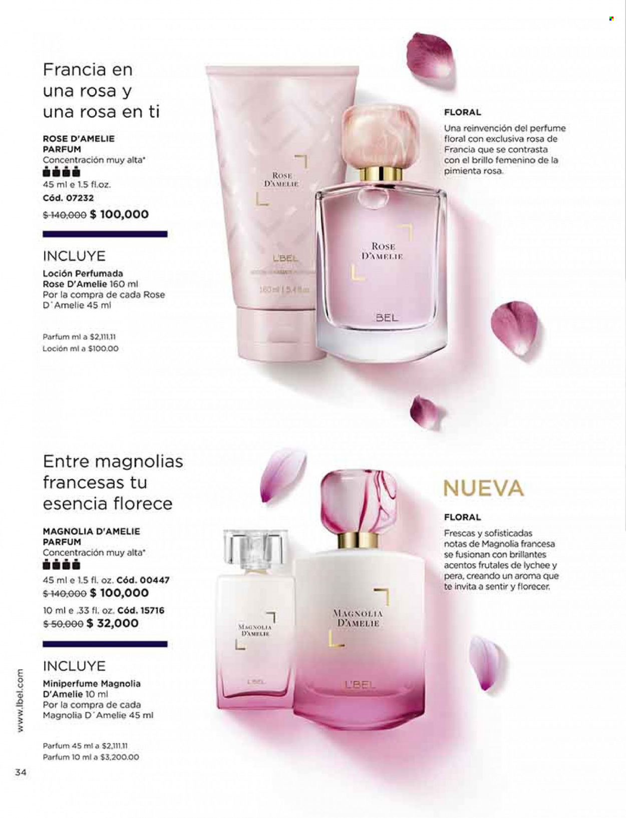 thumbnail - Folleto actual L'Bel - Ventas - loción, perfume. Página 34.