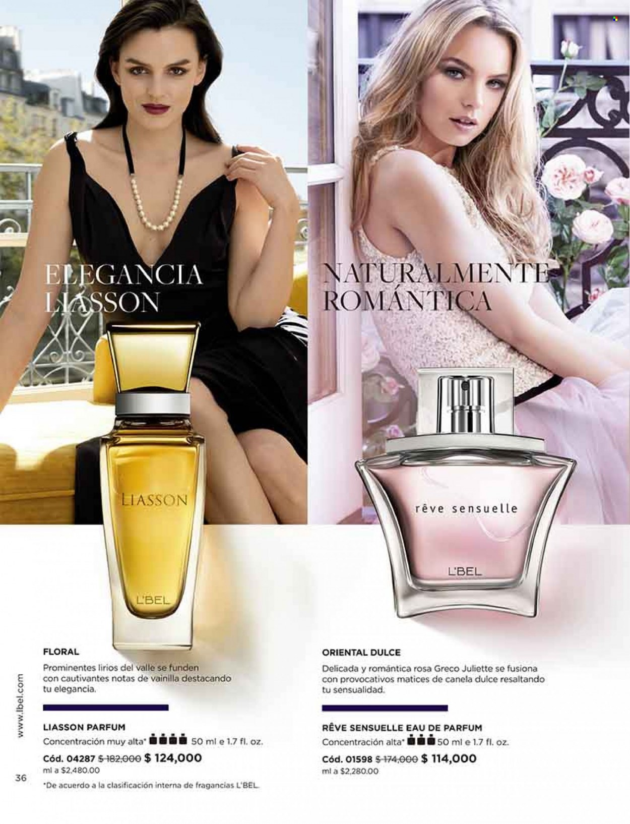 thumbnail - Folleto actual L'Bel - Ventas - perfume, Sensuelle. Página 36.