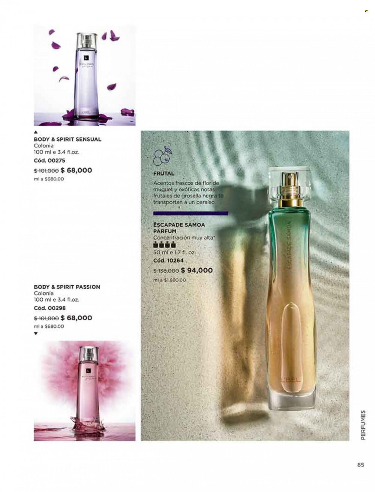 thumbnail - Folleto actual L'Bel - Ventas - perfume. Página 85.