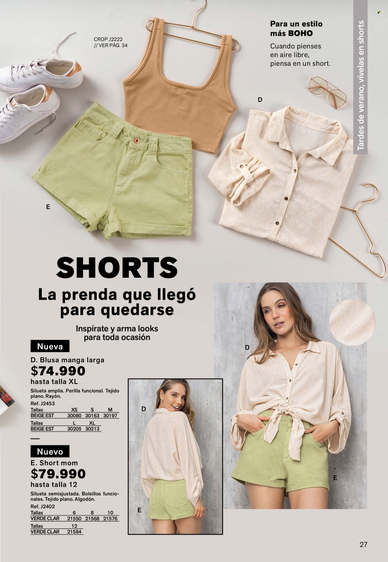 thumbnail - Folleto actual Leonisa - 6.6.2022 - 23.6.2022 - Ventas - calza corta, blusa. Página 27.