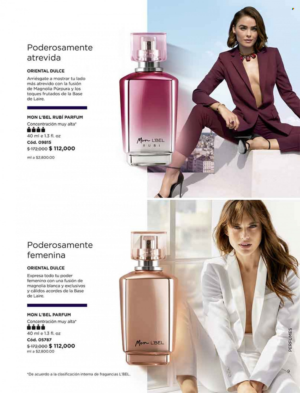 thumbnail - Folleto actual L'Bel - Ventas - perfume. Página 9.