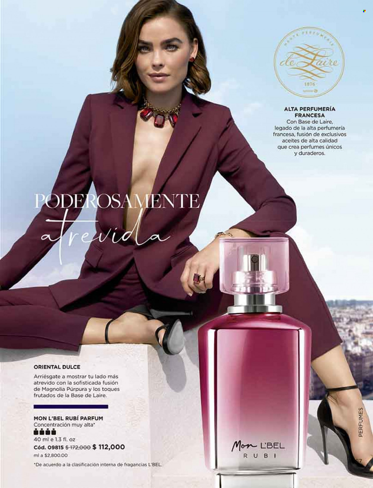 thumbnail - Folleto actual L'Bel - Ventas - perfume. Página 57.