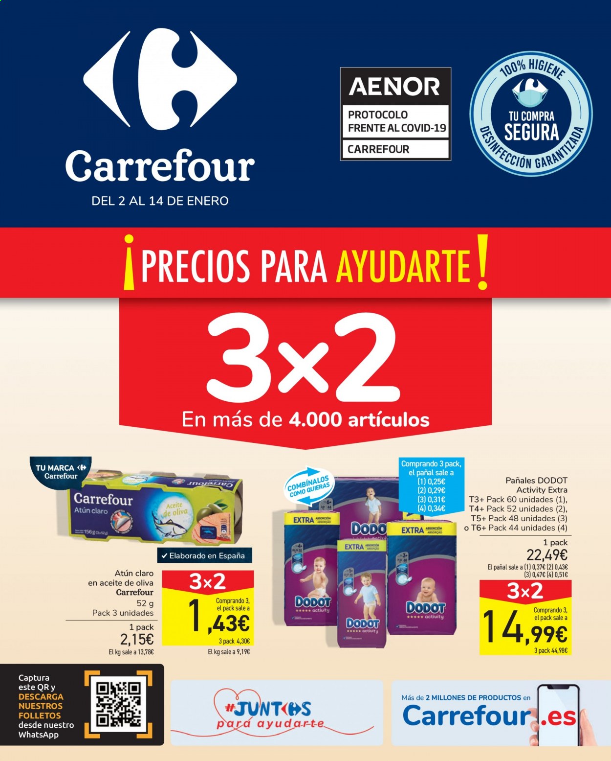 Folleto Carrefour - 02/01/21 - 14/01/21. Página 1
