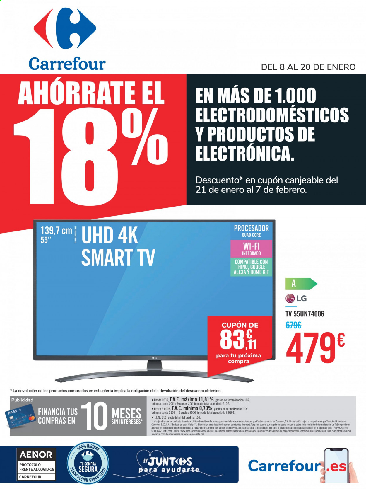 Folleto Carrefour - 08/01/21 - 20/01/21. Página 1