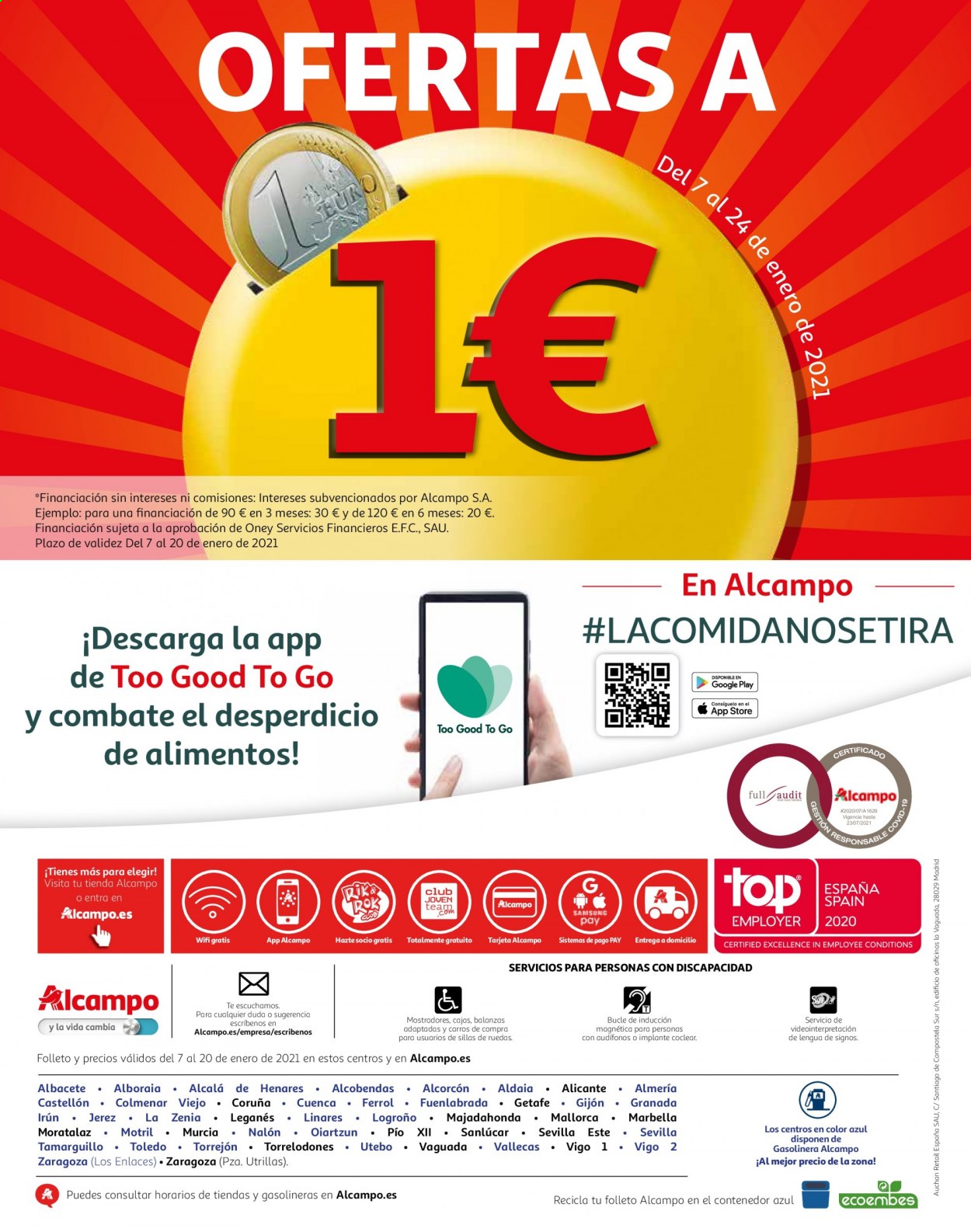Folleto Alcampo - 07/01/21 - 20/01/21. Página 28