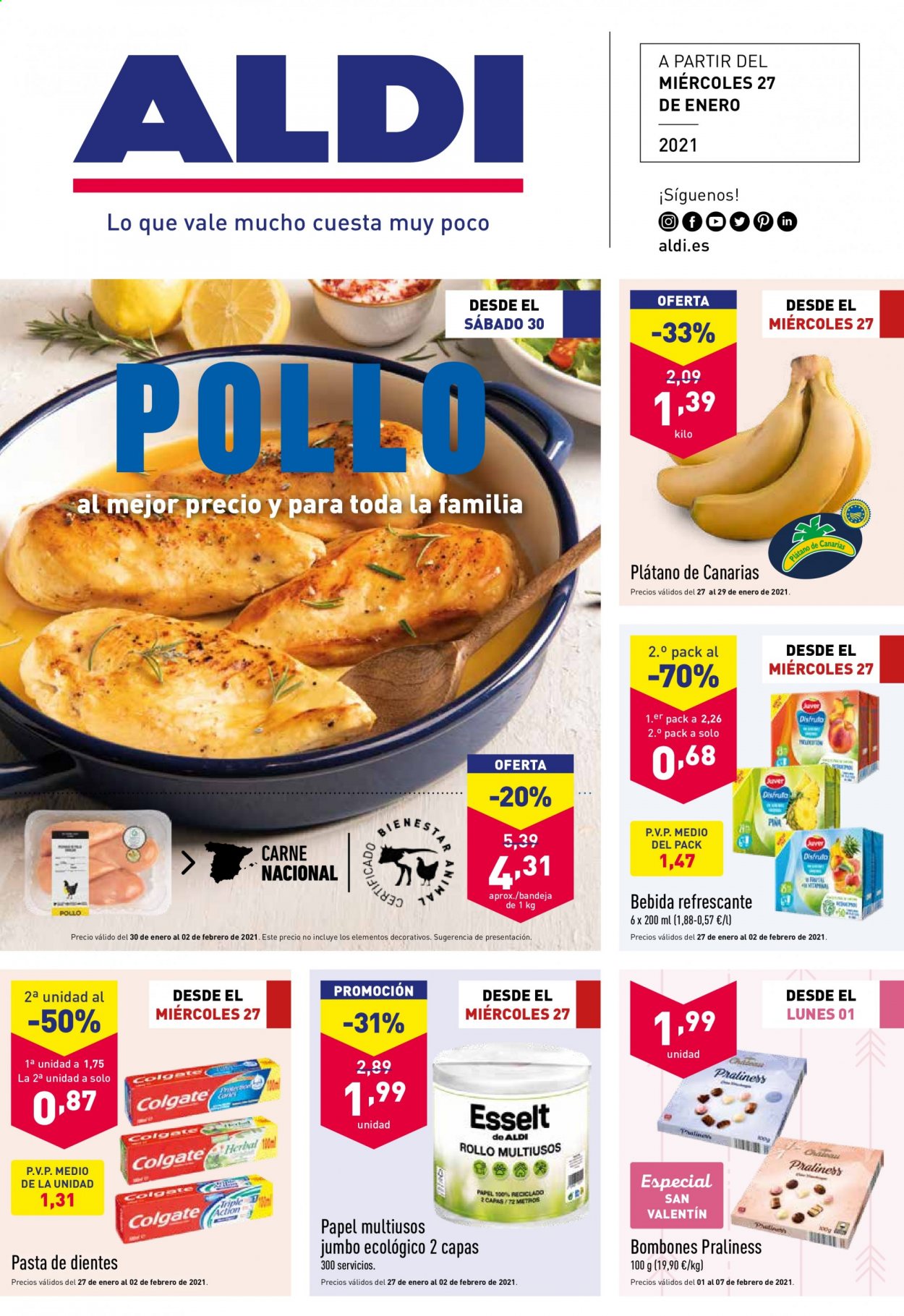 Folleto Aldi - 27/01/21 - 02/02/21. Página 1