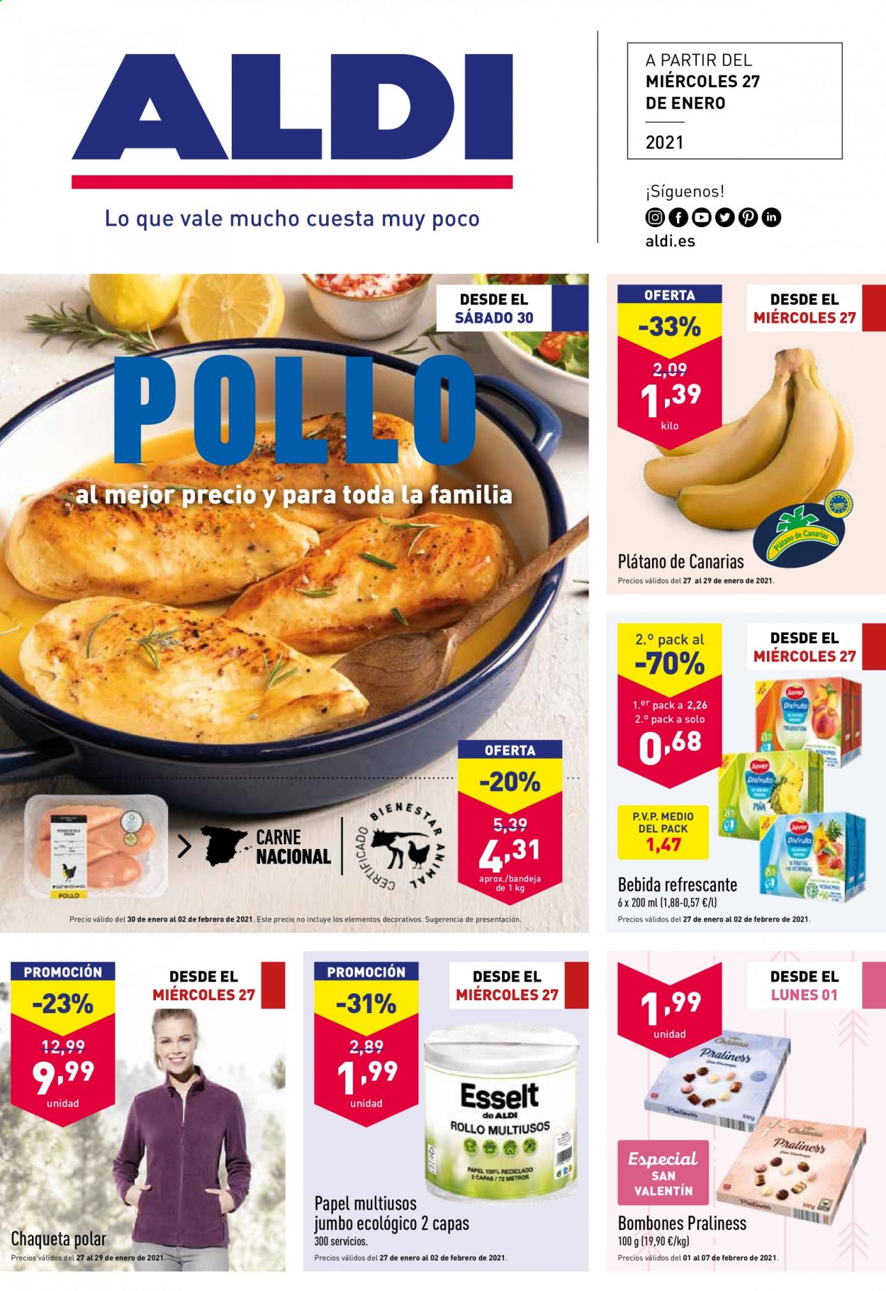 Folleto Aldi - 27/01/21 - 02/02/21. Página 1