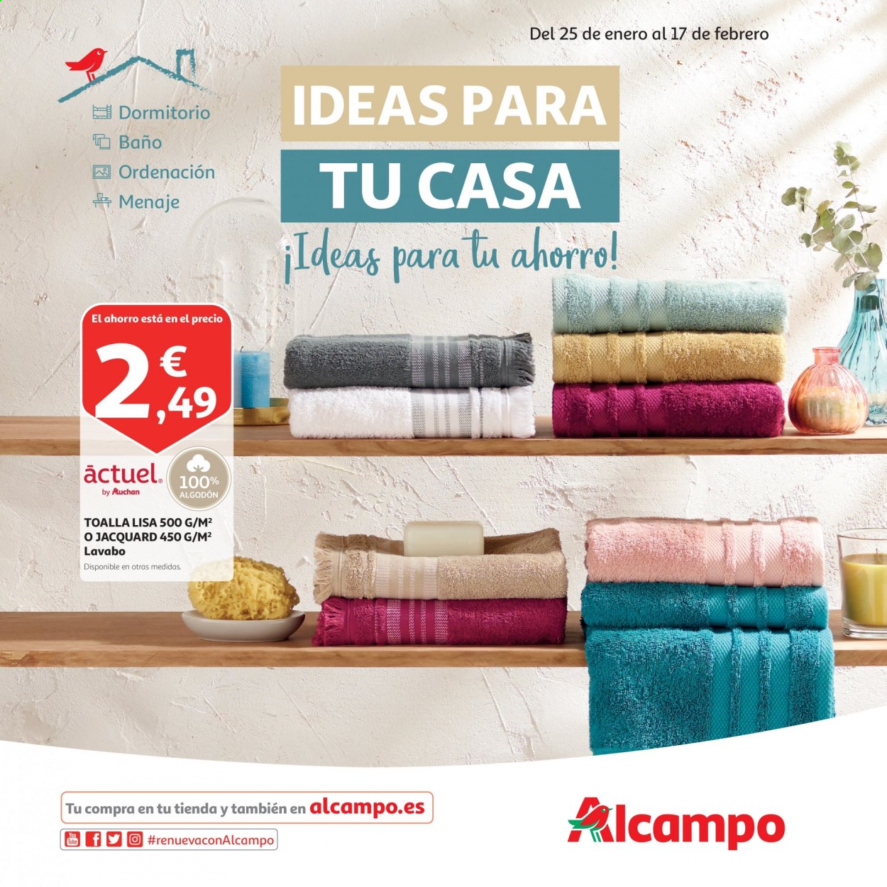 Folleto Alcampo - 25/01/21 - 17/02/21. Página 1