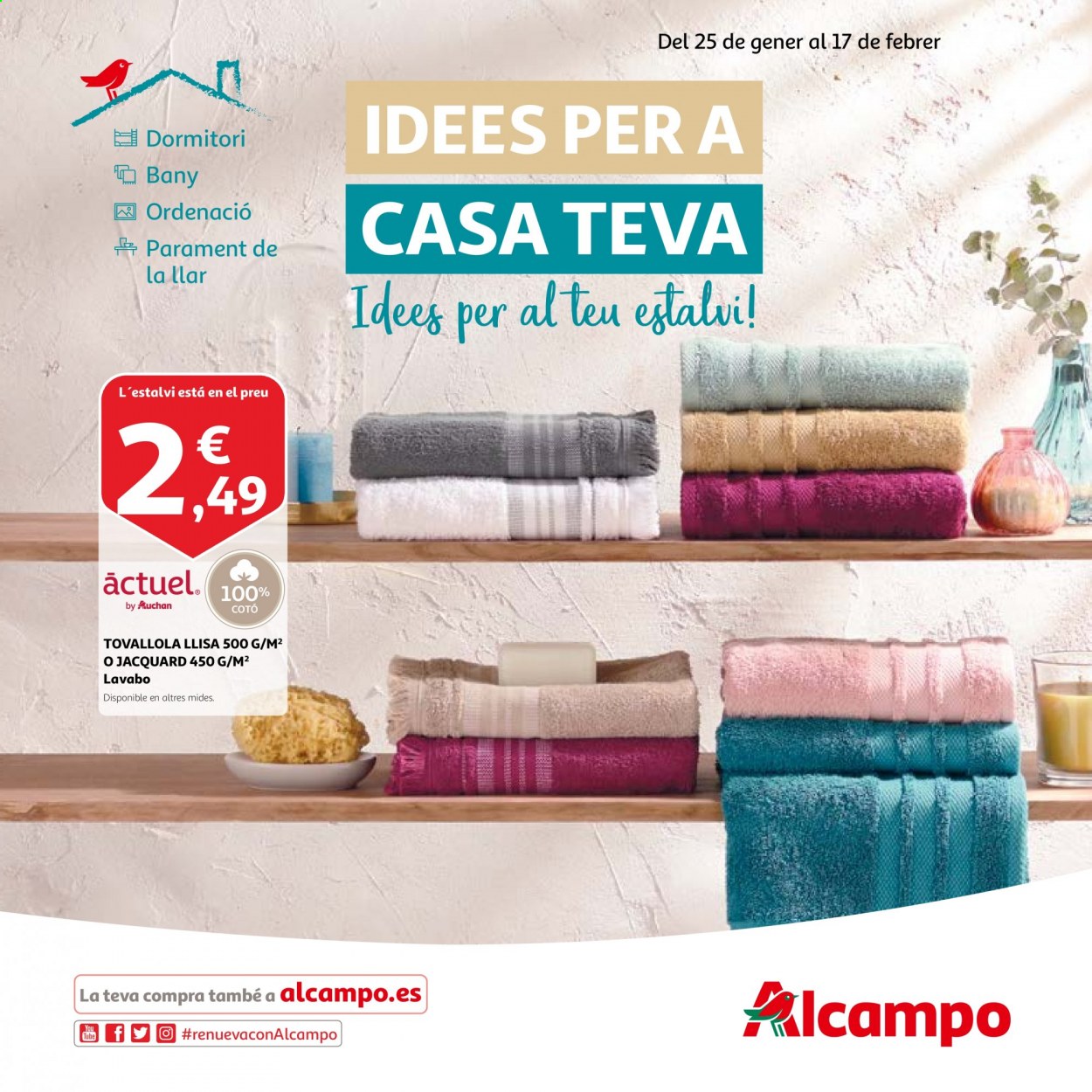 Folleto Alcampo - 25/01/21 - 17/02/21. Página 1