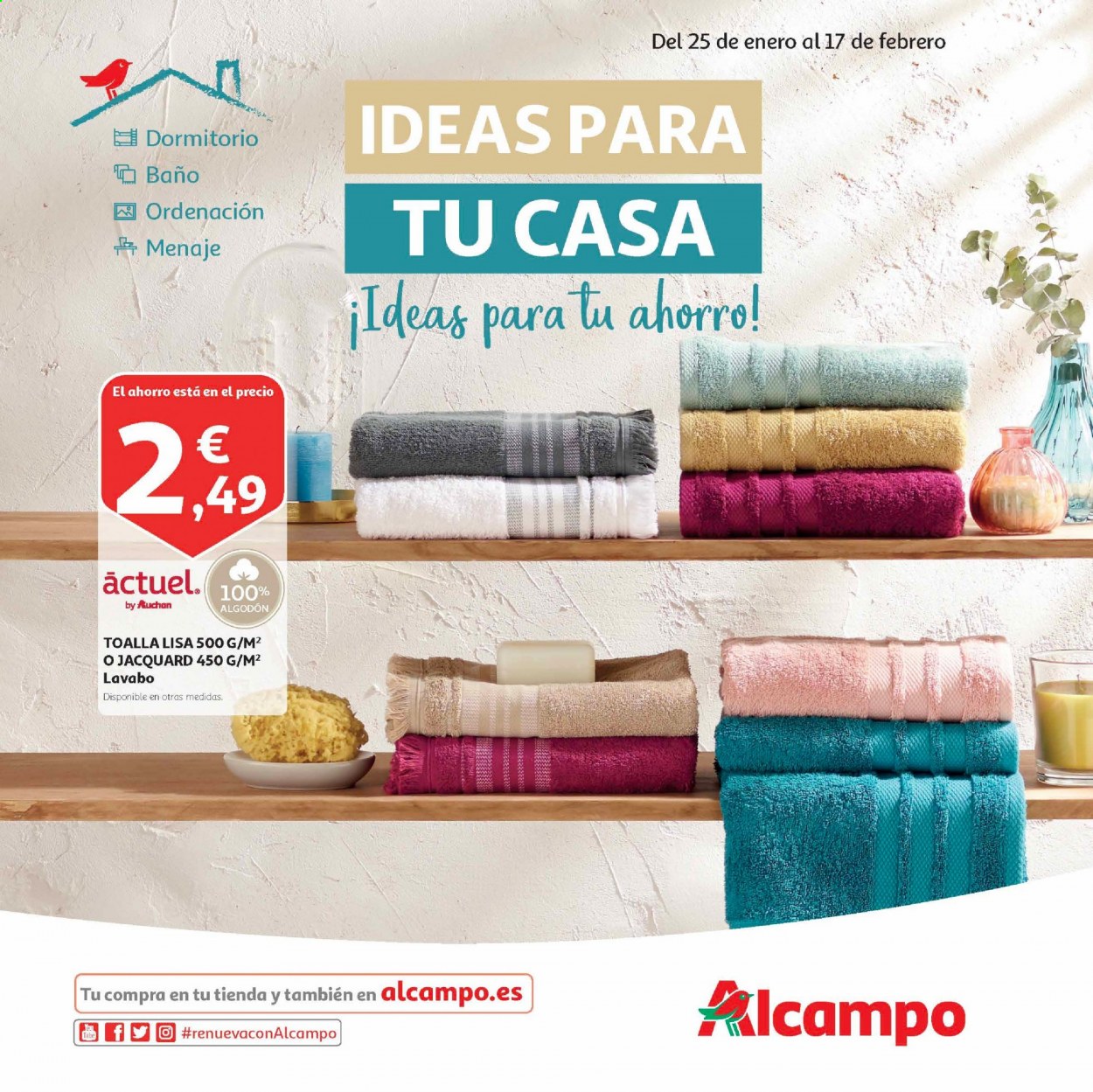 Folleto Alcampo - 25/01/21 - 17/02/21. Página 1