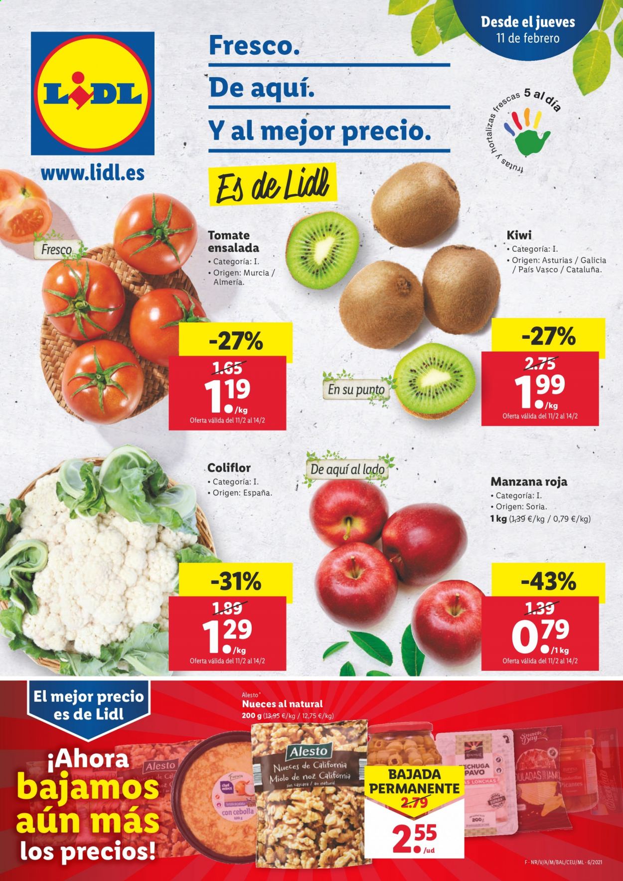Folleto Lidl - 11/02/21 - 17/02/21. Página 1