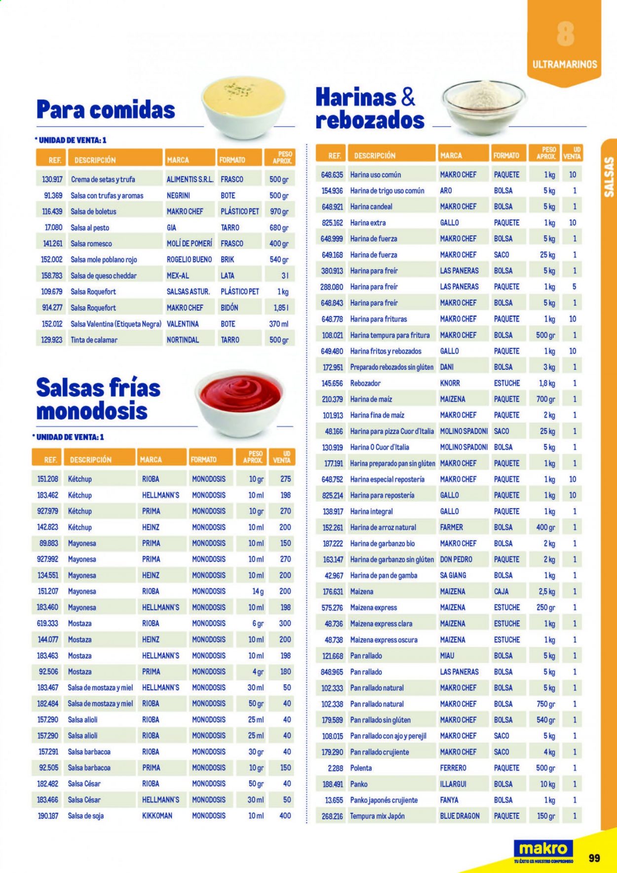 Folleto Makro. Página 99