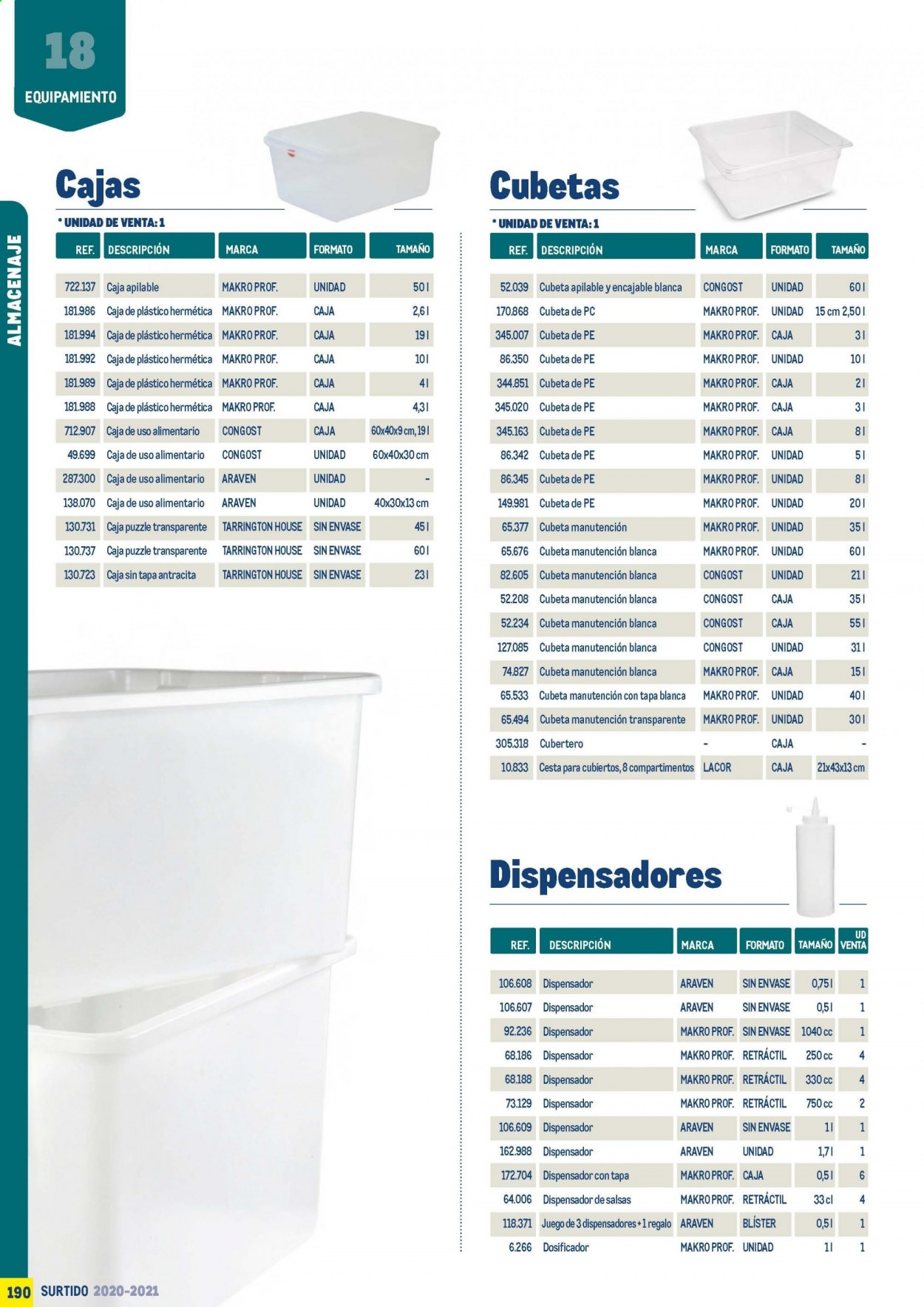 Folleto Makro. Página 190