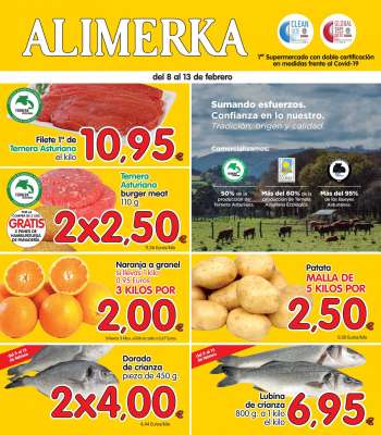 Folleto actual Alimerka - 8.2.2021 - 13.2.2021.