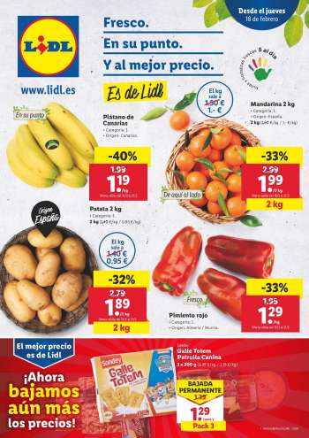 Folleto actual Lidl - 18.2.2021 - 24.2.2021.