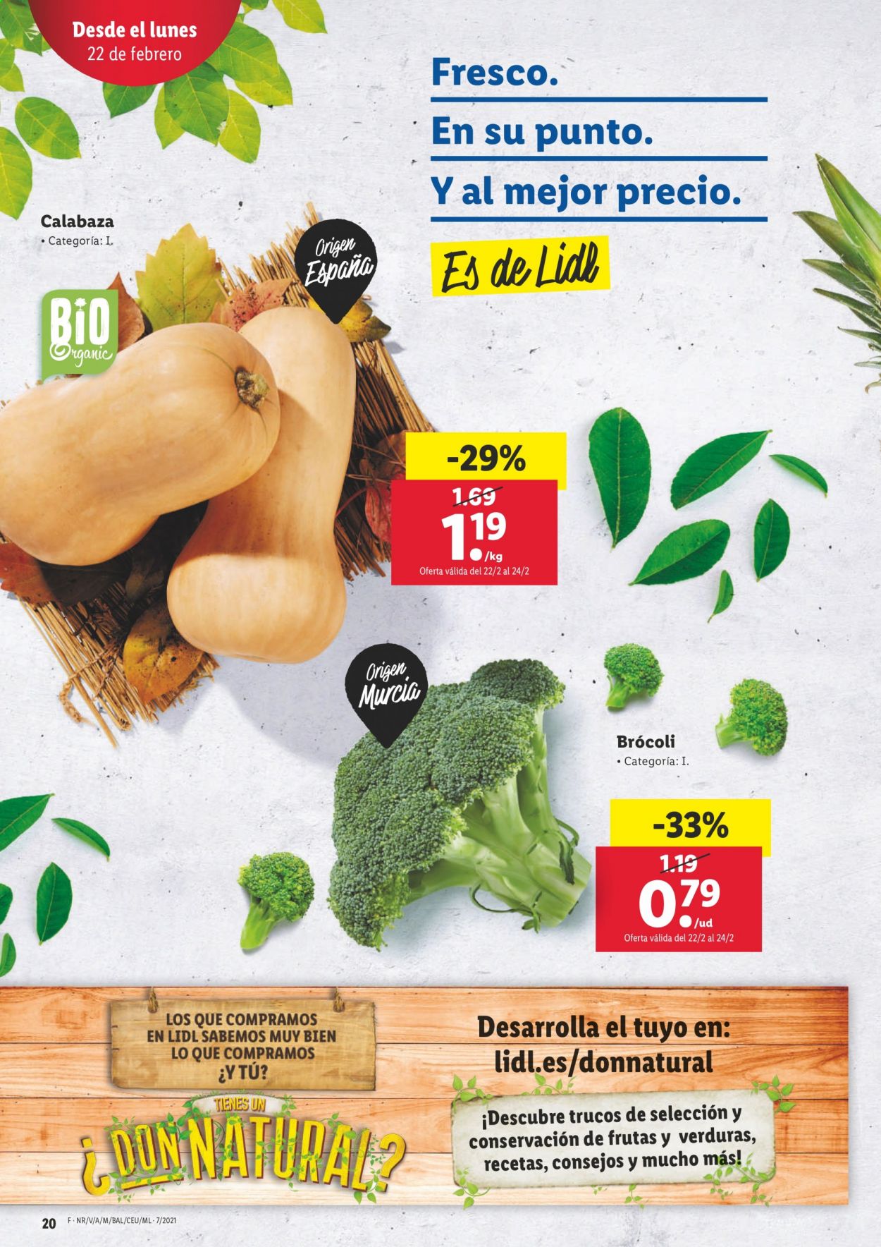 Folleto Lidl - 18/02/21 - 24/02/21. Página 20