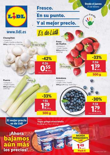 Folleto actual Lidl - 25.2.2021 - 3.3.2021.