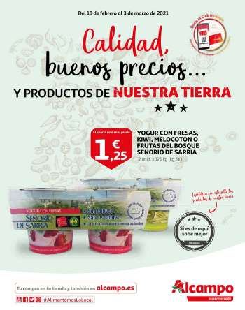 Folleto actual Alcampo - 18.2.2021 - 3.3.2021.