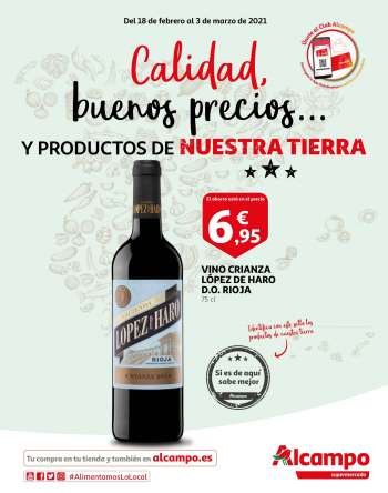 Folleto actual Alcampo - 18.2.2021 - 3.3.2021.