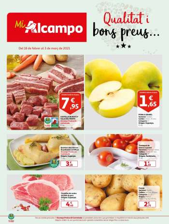 Folleto actual Alcampo - 18.2.2021 - 3.3.2021.