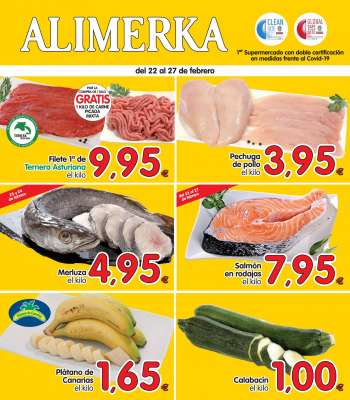 Folleto actual Alimerka - 22.2.2021 - 27.2.2021.
