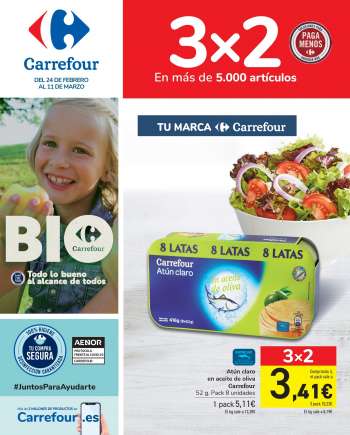 Folleto actual Carrefour - 24.2.2021 - 11.3.2021.
