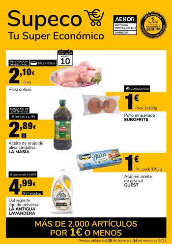 Folleto actual Supeco - 25.2.2021 - 24.3.2021.
