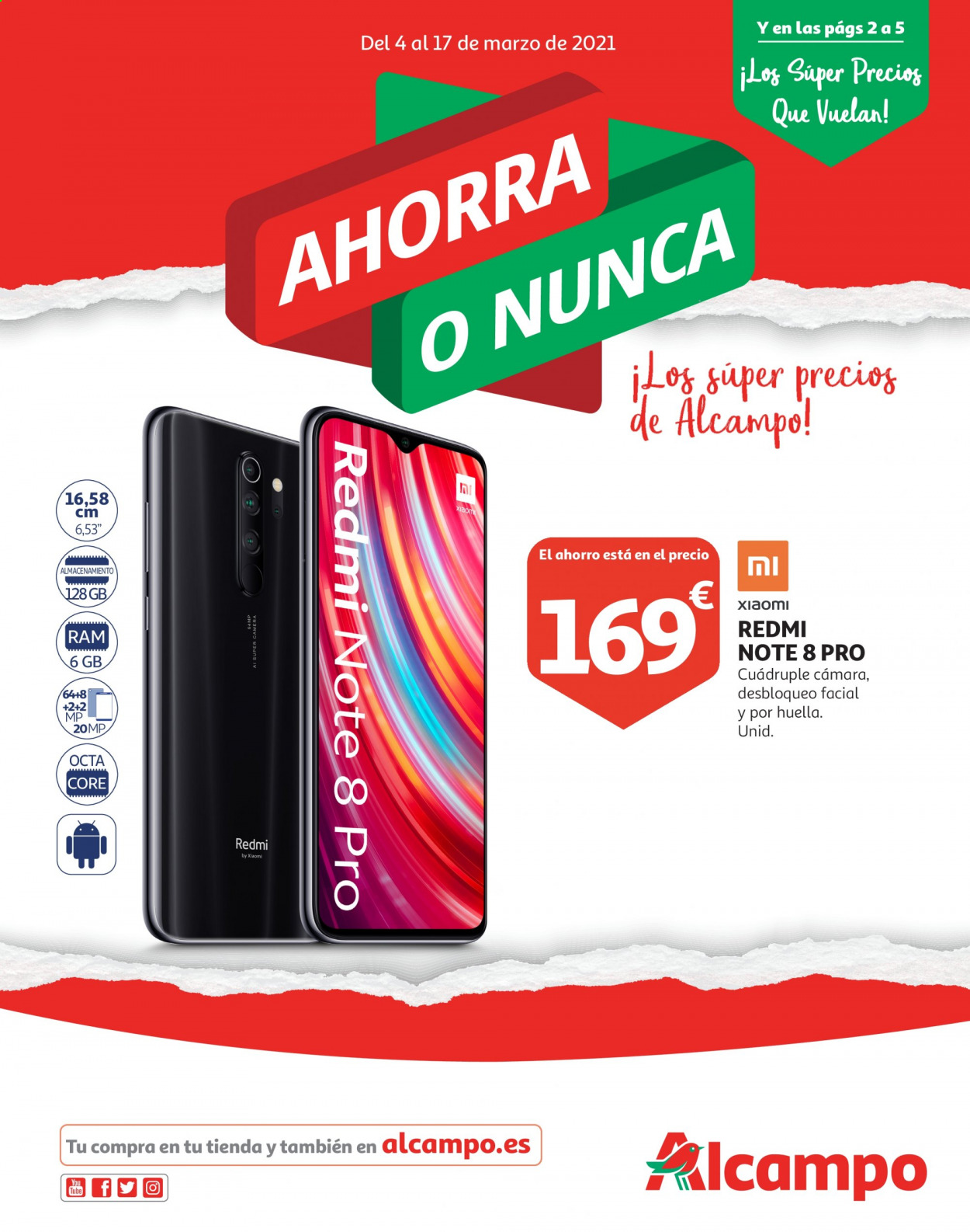 Folleto Alcampo - 04/03/21 - 17/03/21. Página 1