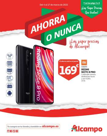 Folleto actual Alcampo - 4.3.2021 - 17.3.2021.