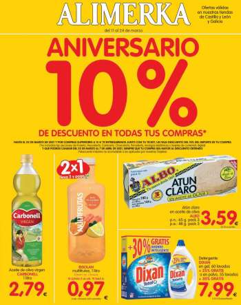 Folleto actual Alimerka - 11.3.2021 - 24.3.2021.