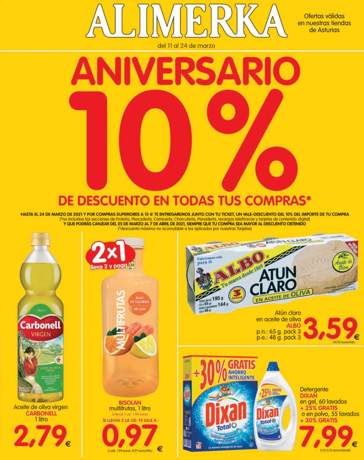 Folleto Alimerka - 11/03/21 - 24/03/21. Página 1