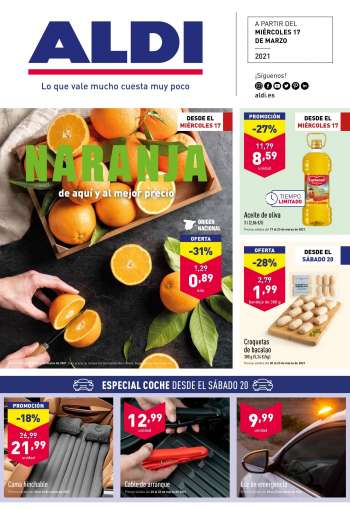 Folleto actual Aldi - 17.3.2021 - 23.3.2021.