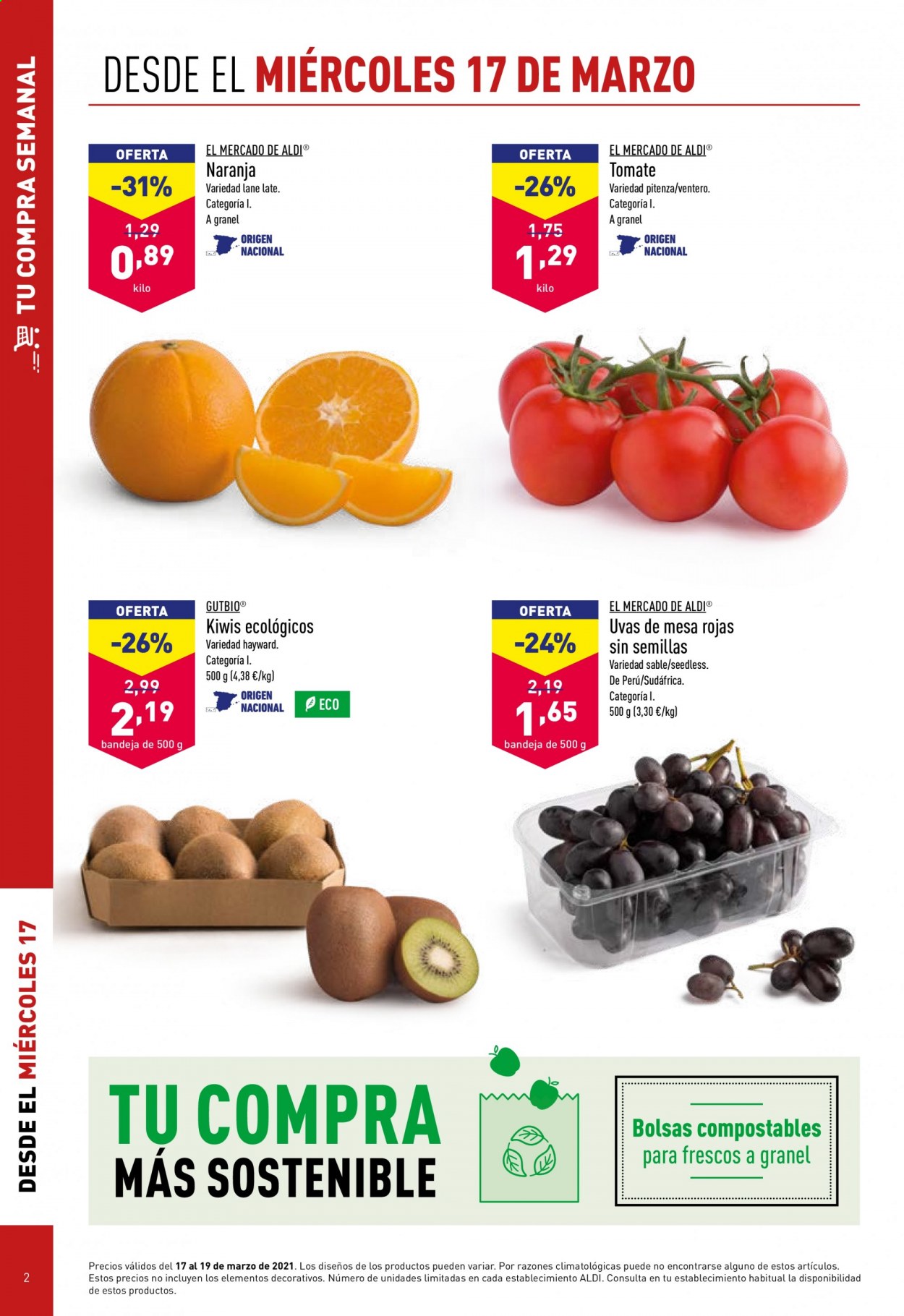 Folleto Aldi - 17/03/21 - 23/03/21. Página 2