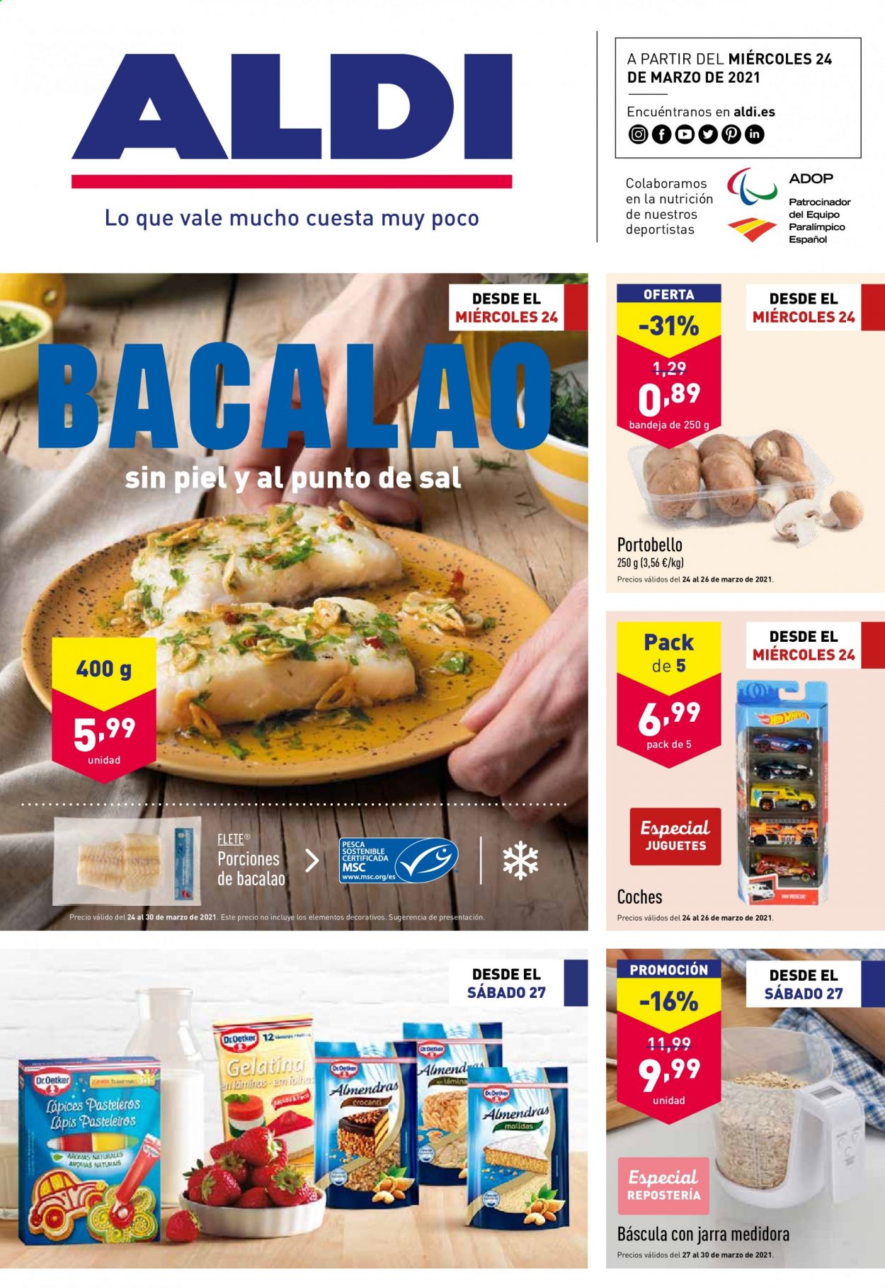 Folleto Aldi - 24/03/21 - 30/03/21. Página 1