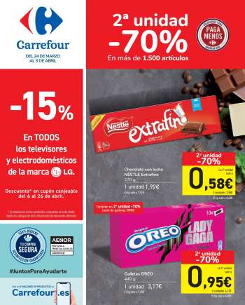 Folleto actual Carrefour - 24.3.2021 - 5.4.2021.