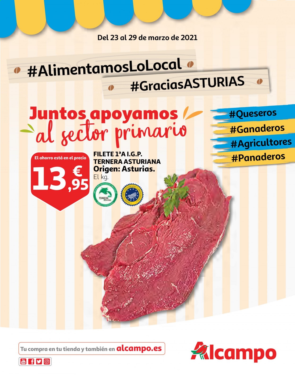 Folleto Alcampo - 23/03/21 - 29/03/21. Página 1