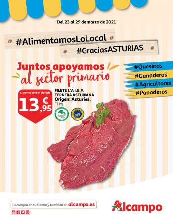 Folleto actual Alcampo - 23.3.2021 - 29.3.2021.