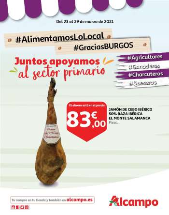 Folleto actual Alcampo - 23.3.2021 - 29.3.2021.