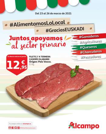 Folleto actual Alcampo - 23.3.2021 - 29.3.2021.