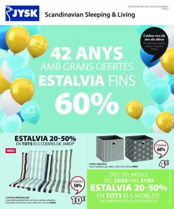 Folleto actual JYSK - 25.3.2021 - 7.4.2021.